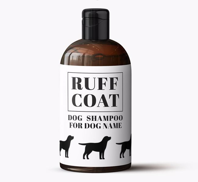 Personalised Dog Shampoo 'Ruff Coat' for {dogsName}